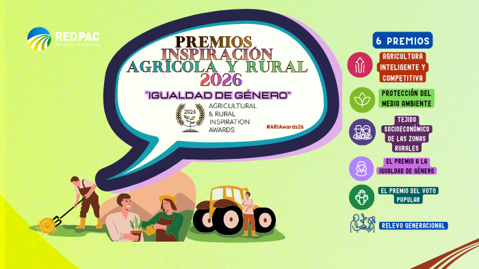 La Red Europea de la PAC lanza la cuarta edición de los Premios ARIA 2026 con la vista puesta en el liderazgo femenino