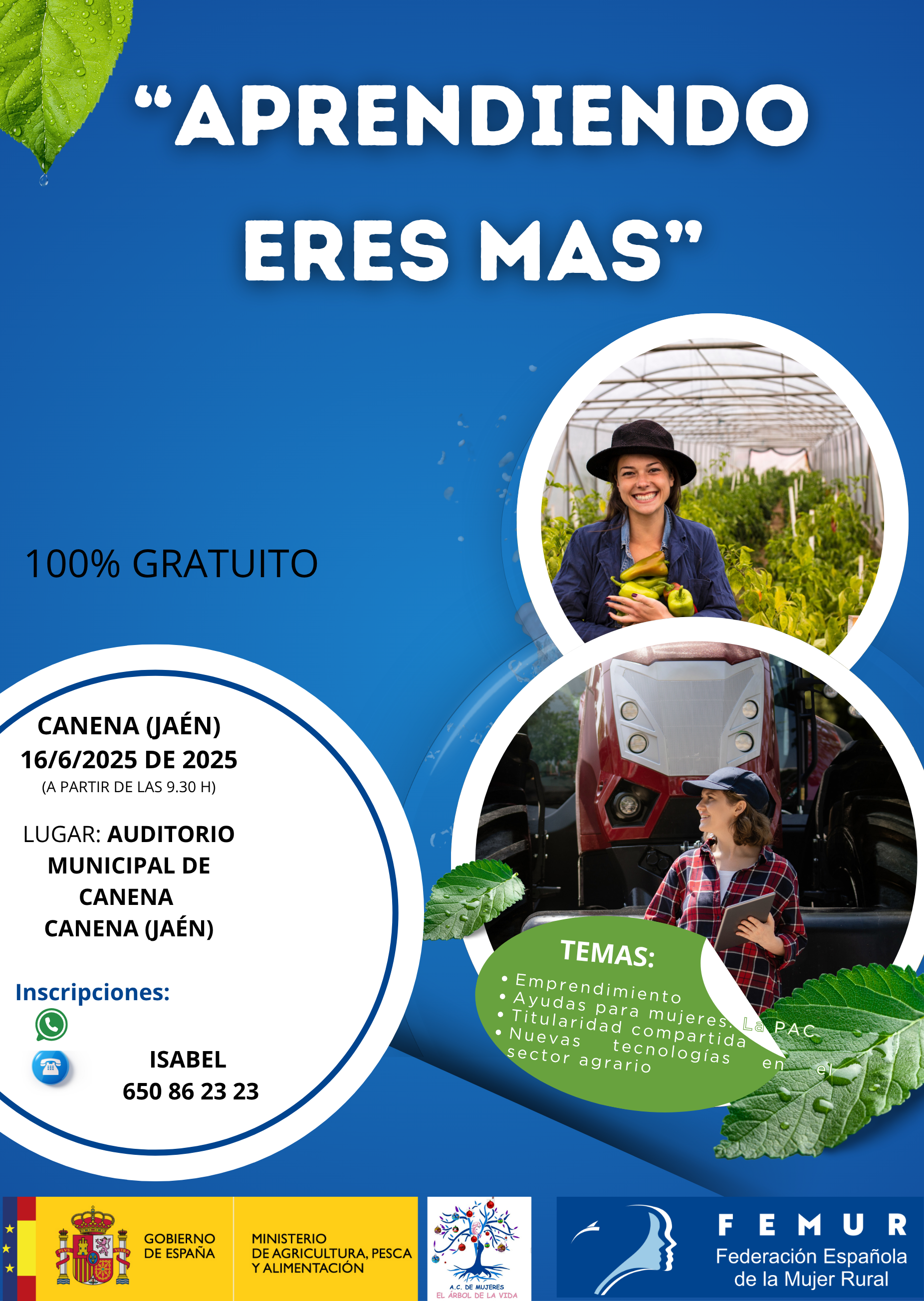 JORNADA APRENDIENDO ERES MÁS, CANENA (JAÉN) 16 DE JUNIO DE 2025