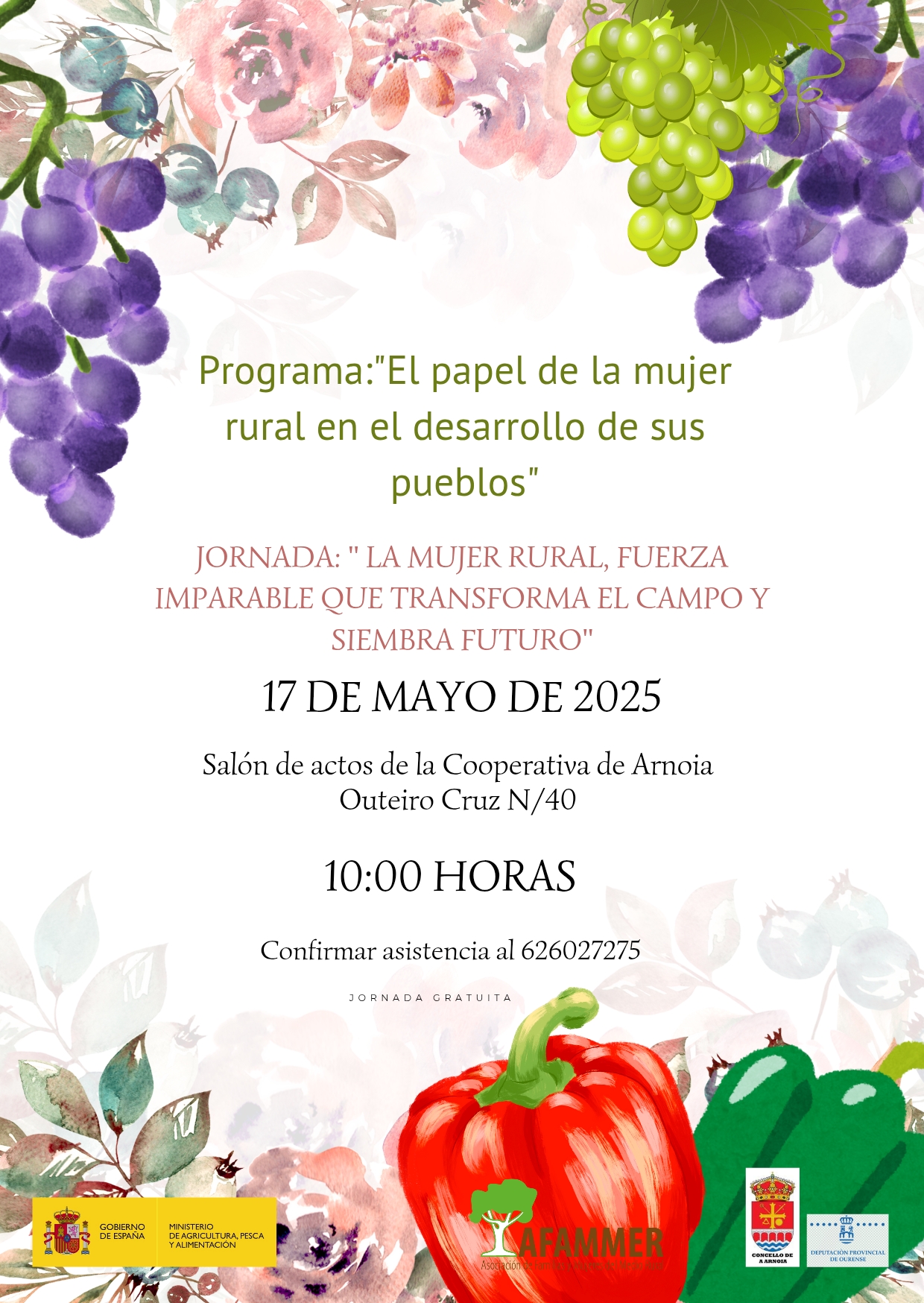 Jornada Mujer Rural Arnoia 2025